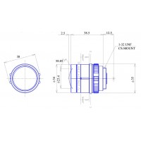 1/3-inch 2.3mm F1.4-Close Manual Iris Lens
